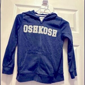 Oshkosh Youth Navy Blue Zip Up Sweater. US 10